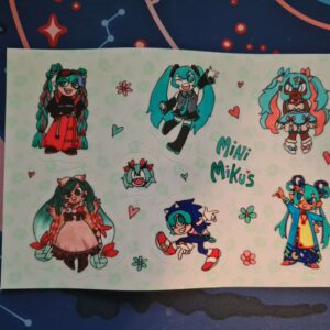 Miku Sticker Sheets